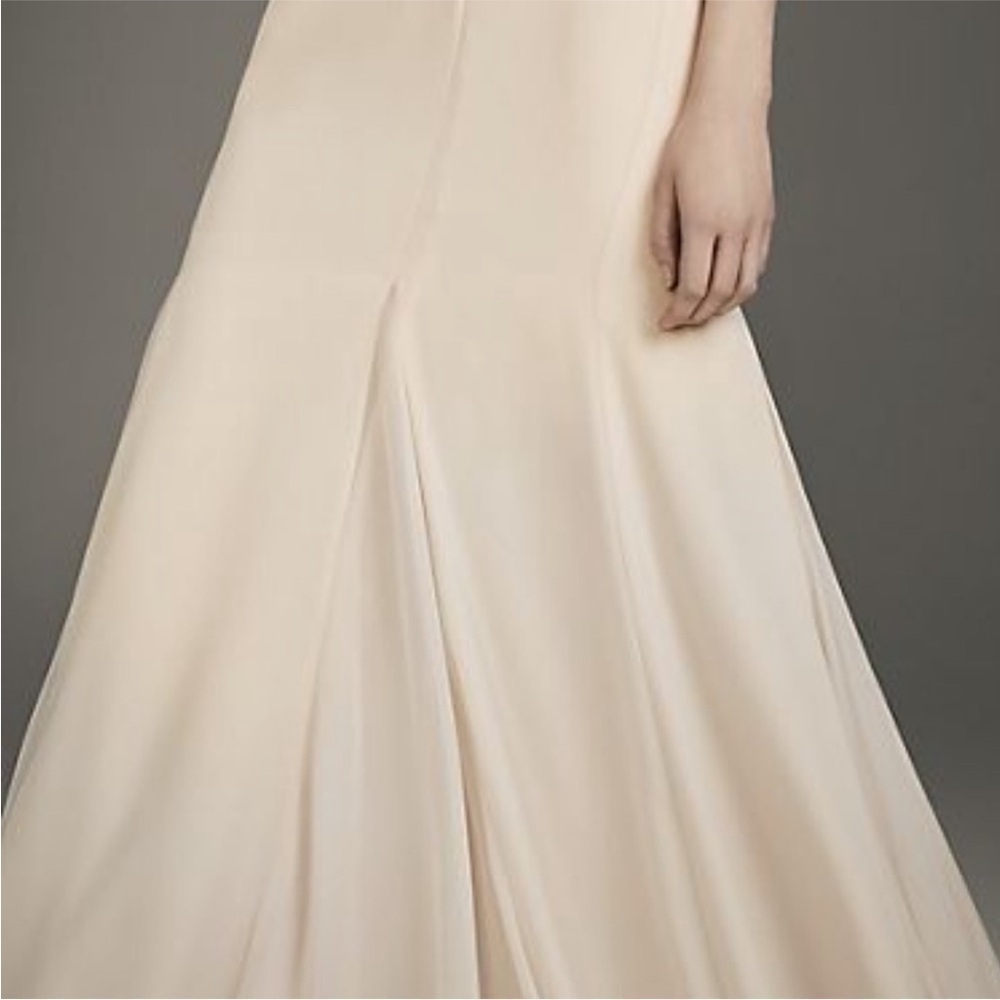 White by Vera Wang Gown Dress Valentine Red Bridesmaid Bridal Wedding Guest Prom - Picture 10 of 10